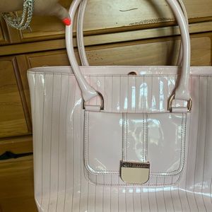 Light pink Ted Baker patent leather purse